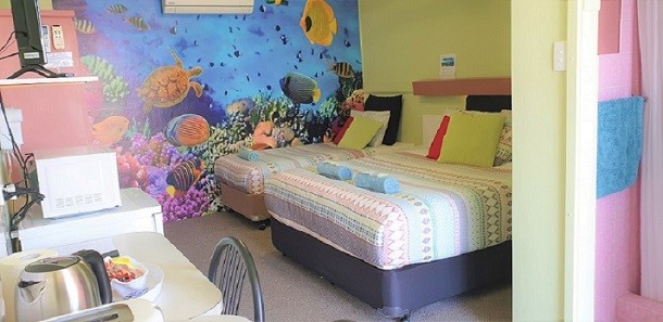 Double Bed - Reef - Ocean Glimpse Accommodation at Ocean View Motel - Mollymook NSW